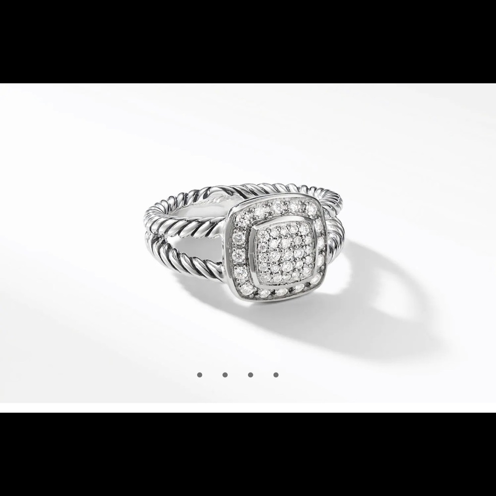 DAVID YURMAN Petite Albion Ring with Diamonds